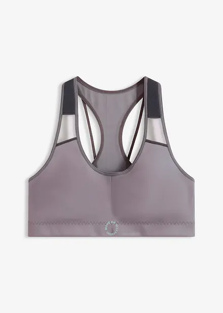 Reggiseno sportivo leggermente lucido con sostegno medio