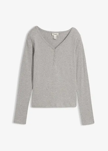 Maglia a maniche lunghe in puro cotone biologico