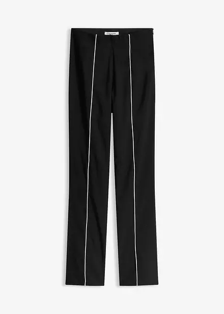 Pantaloni flared in bengalina elasticizzata