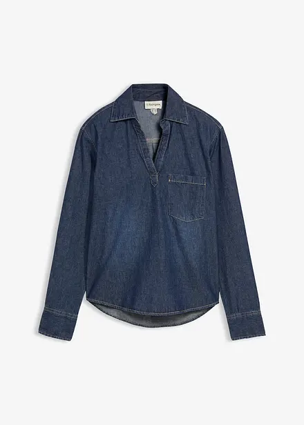 Tunica in jeans di puro cotone biologico