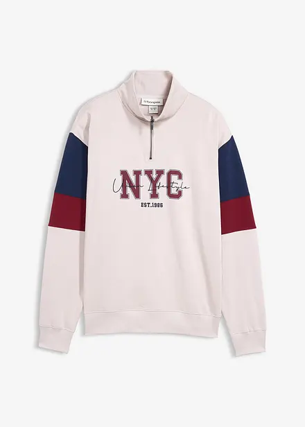 Felpa in puro cotone biologico, loose fit