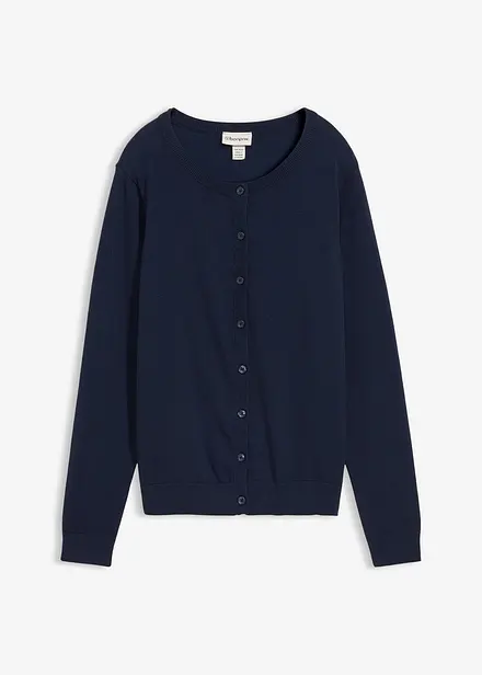 Cardigan in filato fine