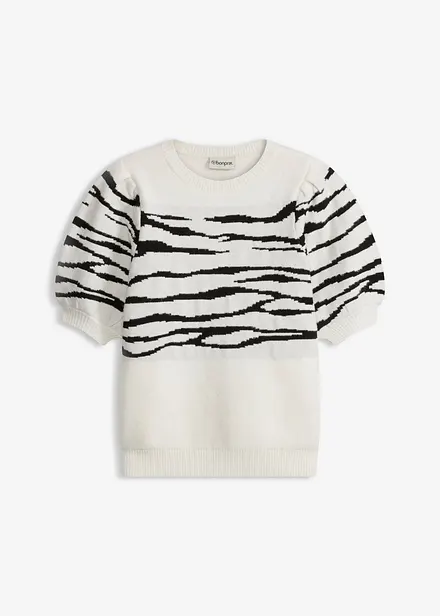 Maglione con maniche a sbuffo