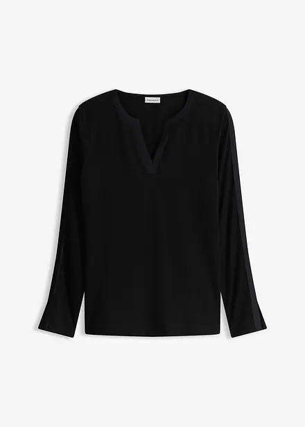 Maglia a maniche lunghe con spacchi a fondo manica