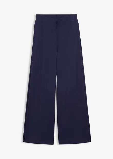 Pantaloni larghi con pieghe laterali