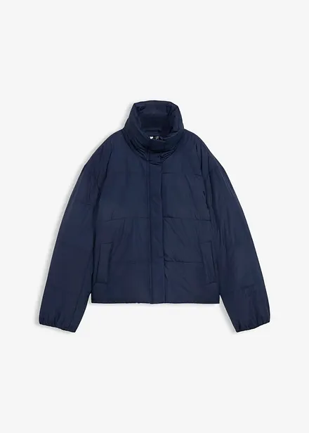 Giacca trapuntata con collo dritto