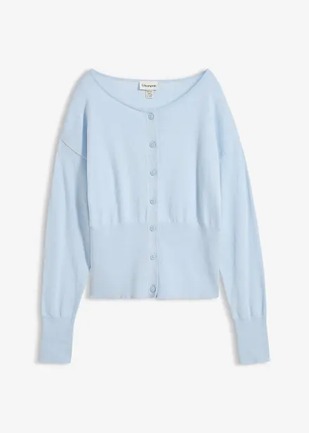 Cardigan in filato fine