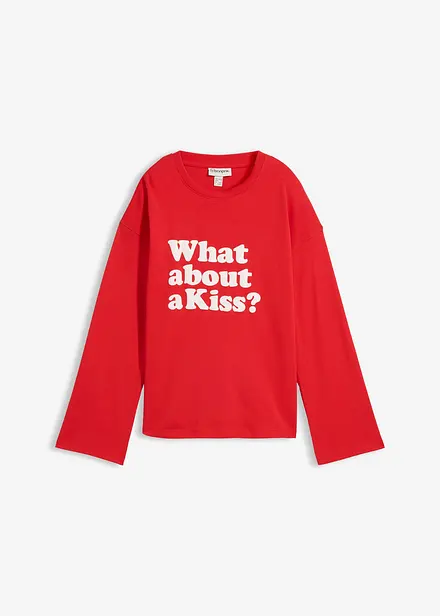 Maglia a maniche lunghe in cotone pesante