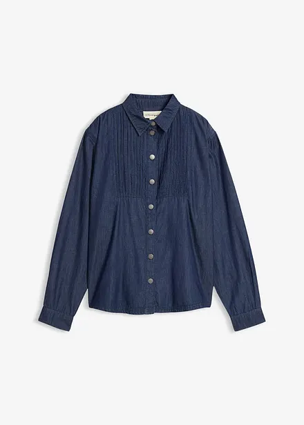 Camicia oversize in jeans di cotone biologico