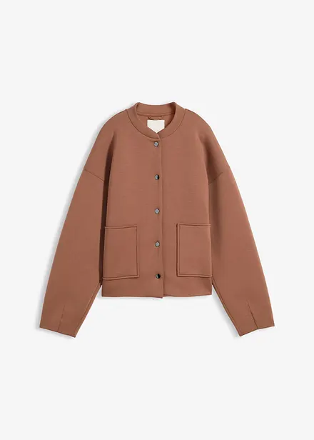 Bomber effetto neoprene