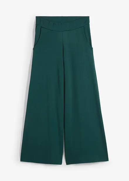 Pantaloni culotte in misto viscosa