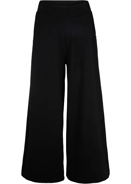 Pantaloni culotte in misto viscosa