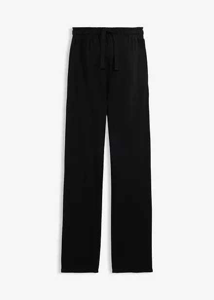 Pantaloni pr&eacute;maman in felpa con fondo regolabile in puro cotone biologico