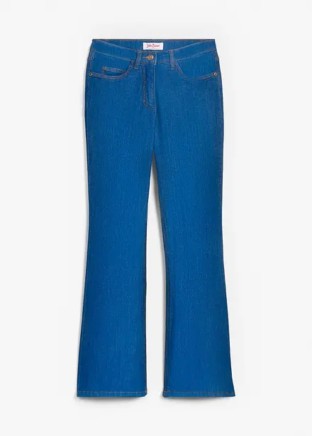 Jeans bootcut elasticizzati, vita media