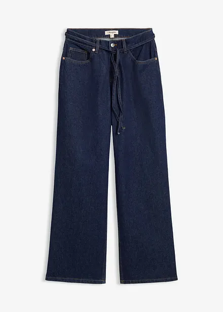 Jeans wide leg, vita media