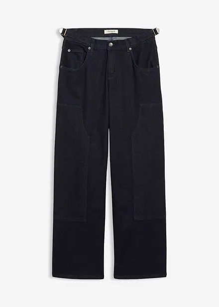 Jeans wide leg, vita media