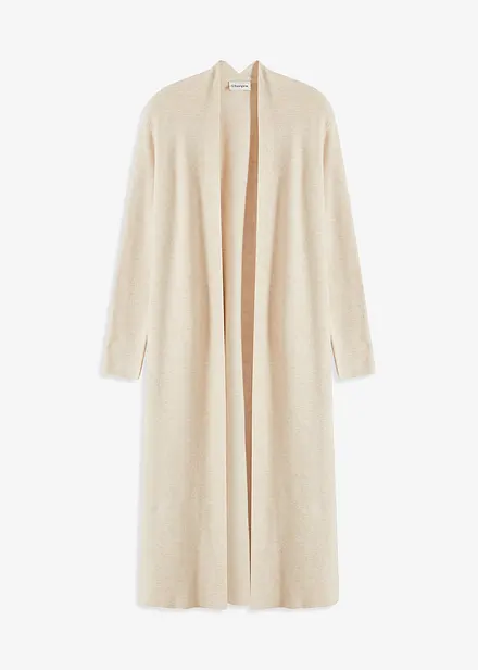 Cardigan lungo con viscosa