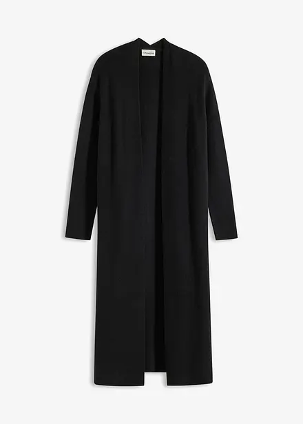 Cardigan lungo con viscosa