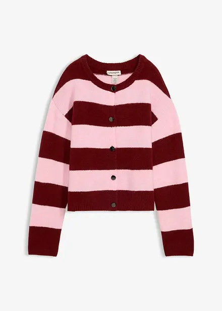 Cardigan corto in filato fine