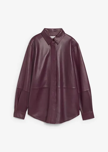 Camicia in nappa d'agnello