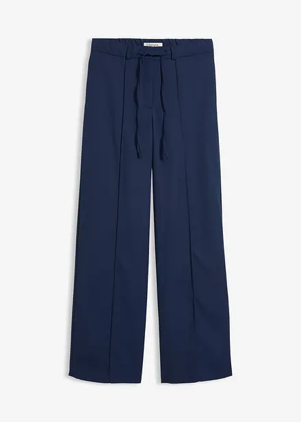 Pantaloni dritti con laccetto