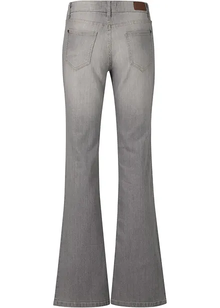 Jeans bootcut elasticizzati confortevoli, vita media