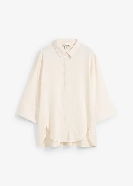 Camicia in misto lino fresco