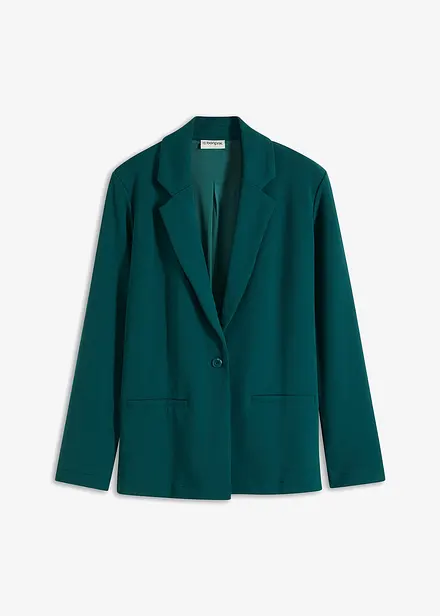 Blazer in jersey cr&ecirc;pe
