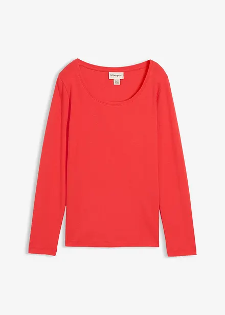 Maglia a maniche lunghe in puro cotone biologico