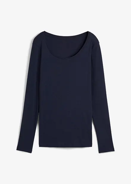 Maglia a maniche lunghe in puro cotone biologico