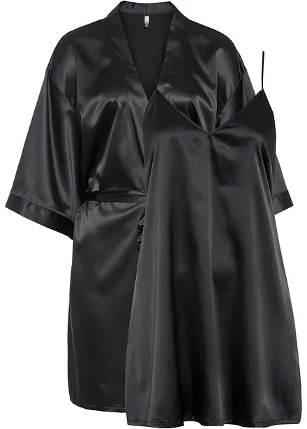 Kimono e n&eacute;glig&eacute; (set 2 pezzi)