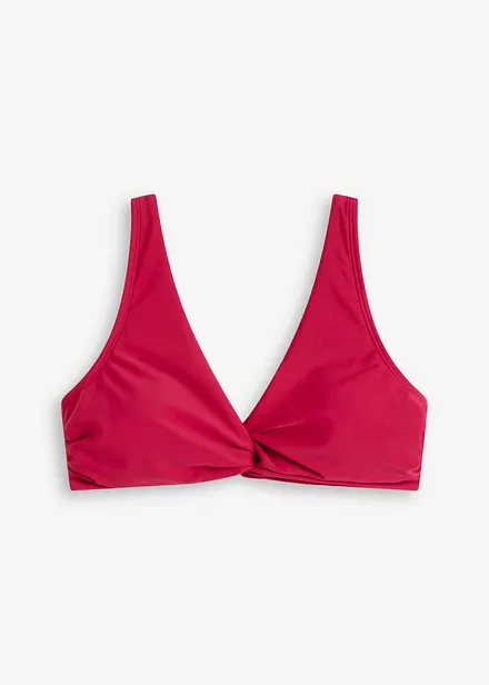 Reggiseno a bustier per bikini con dettaglio attorcigliato