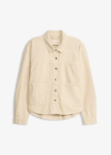 Giacca-camicia in puro cotone