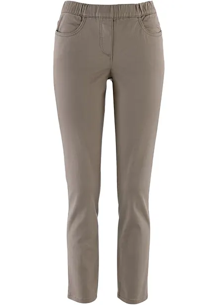Pantaloni cropped elasticizzati