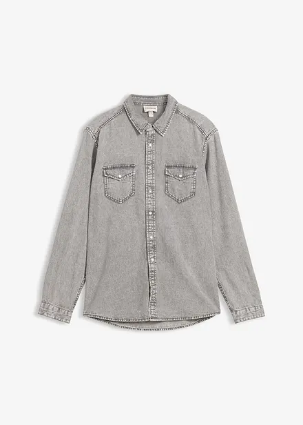 Camicia in jeans di puro cotone biologico