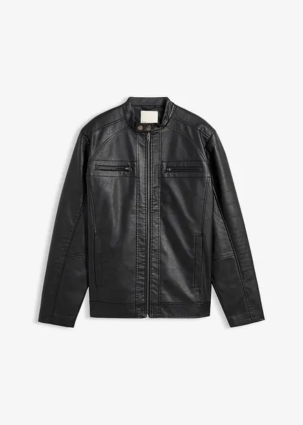 Giacca in similpelle regular fit