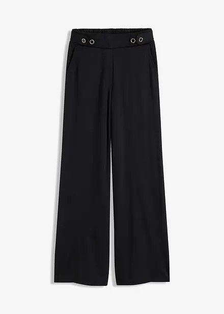 Pantaloni in jersey con traversina decorativa