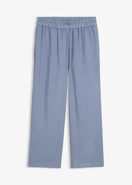 Pantaloni culotte in misto viscosa morbido
