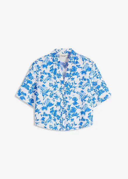 Camicetta a maniche corte in misto viscosa morbido