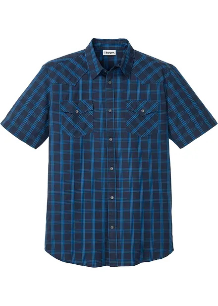 Camicia a maniche corte in puro cotone