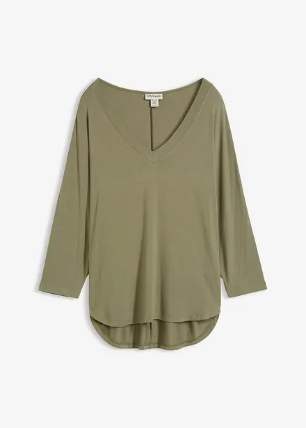 Maglia in misto viscosa fluente