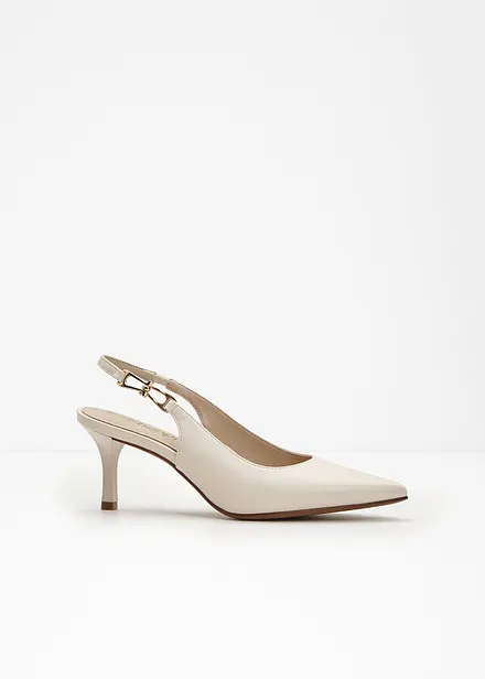 D&eacute;collet&eacute; slingback con tacco sottile