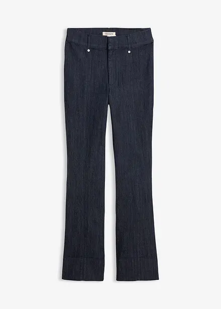 Jeans bootcut, vita alta