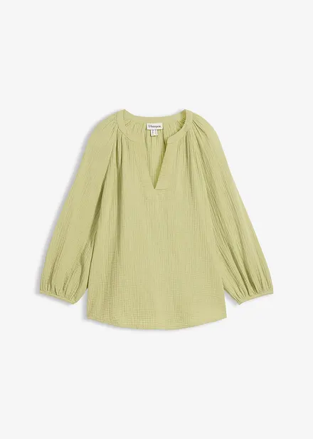 Blusa oversize in mussola
