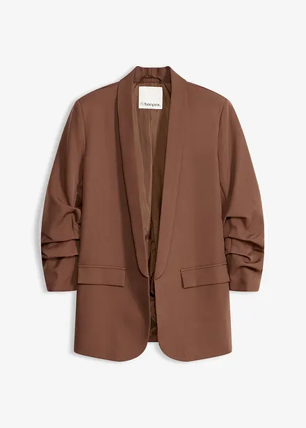 Blazer con arricciatura