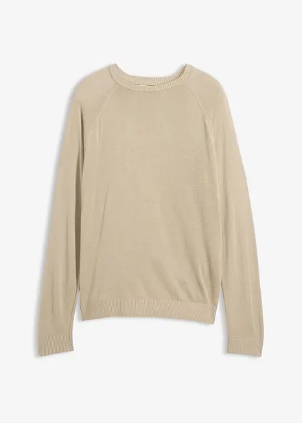 Maglione leggero in filato fine misto lino