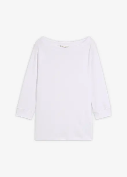 Maglia a maniche lunghe in puro cotone biologico