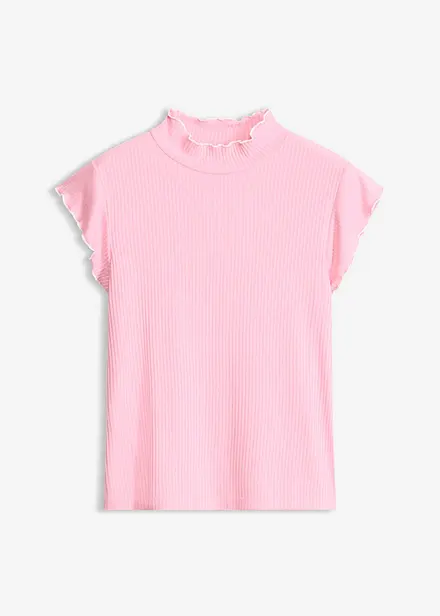 Maglia a costine in misto viscosa