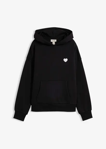 Felpa oversize con cappuccio in misto cotone morbido