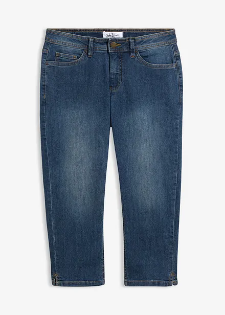 Jeans cropped slim fit, vita media